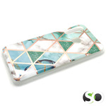 Silikonska maskica za Huawei P30 Lite Marble Zelena