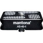Mantona mantona AS-40-1 Schnellwechselplatte ploča za brzo otpuštanje Vanjski navoj=1/4''