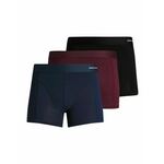 JACK & JONES Bokserice mornarsko plava / bordo / crna / bijela