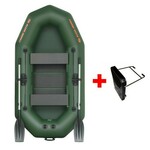 Čamac Kolibri K-250 T Profi Složeno Dno Zeleno + Držač Motora
