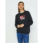 Black Women's Sweatshirt Diesel Angs - Women crna