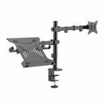 Stalak za monitor i laptop SBOX LCD-LM01-2, stolni, do 32", za 1 monitor, crni LCD-LM01-2