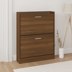 vidaXL Ormarić za cipele hrast smeđi 59x17x81 cm konstruirano drvo