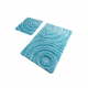 Set od 2 tirkizne kupaonske prostirke Confetti Bathmats Wave Tirquois