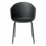 Crna blagovaonska stolica Unique Furniture Topley