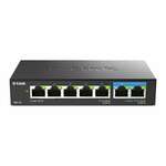 D-Link DMS-107/E 7-portni multi-gigabitni neupravljani preklopnik