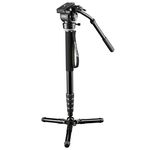 Mantona Dolomit Mono 197cm 4kg Video Monopod spider-foot s fluidnom glavom