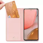 Case Skin Pro police za knjige za Samsung Galaxy A72 4G Roza