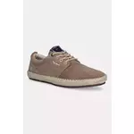 Espadrile od brušene kože Pepe Jeans TOURIST WEST boja: zelena, PMS10336