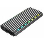Gembird USB 3.1 enclosure for M.2 NVME drives, aluminium GEM-EE2280-U3C-03 GEM-EE2280-U3C-03