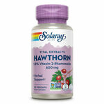 HAWTHORN EKSTRAKT CRVENI GLOG 600MG KAPSULE A30 SOLARAY