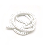 Spiralna zaštita za kablove za električni romobil/bicikl - bijela