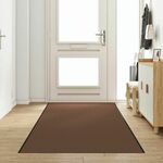 vidaXL Otirač Smeđa, Crna Polipropilen 400 x 120 x 0.9 cm Otirač