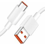 Kabel Xiaomi USB A (M) na USB C (M) - 6A bijeli 1m