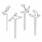 Metalni stalak za bilje 4 kom Bird – Esschert Design