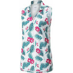 Puma Cloudspun Paradise Sleeveless Polo Bright White/Festival Fuchsia M