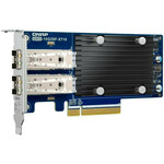 Dual-port SFP+ 10GbE network expansion card; low-profile form factor; PCIe Gen3 x8