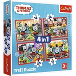 Puzzle 4 u 1 - Nevjerojatni Tom / Thomas i prijatelji