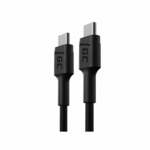 Cable Green Cell GC PowerStream USB-C - USB-C 30cm, fast charging Power Delivery (60W), Ultra Charge, QC 3.0