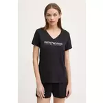 Majica kratkih rukava Emporio Armani Underwear za žene, boja: crna, EW000409 AF10881