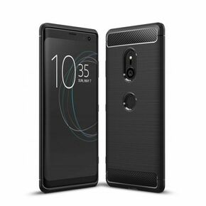 TECH-PROTECT TPUCARBON crna maskica za SONY XPERIA XZ3