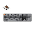 Keychron K5 Max, mehanička tipkovnica, USB, bijela/braun/crvena/smeđa