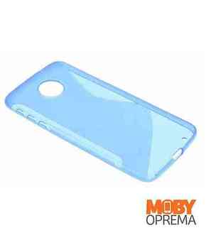 Motorola Moto Z plava silikonska maska