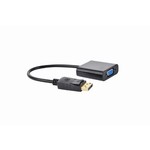 GEMBIRD DisplayPort VGA/D-Sub transformator Crno 5cm A-DPM-VGAF-02