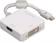 HAMA Mini DisplayPort HDMI transformator bijela 15cm 53245