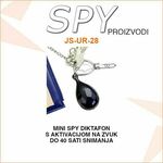 SPY DIKTAFON S AKTIVACIJOM NA ZVUK - DO 40 SATI SNIMANJA JS-UR-28