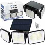 LED 180 Solarna svjetiljka sa senzorom pokreta 1800mah IP65