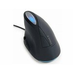 Gembird MUS-ERGO-03 žičani miš, crni/sivi