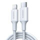 USB-C na Lightning kabel za punjenje UGREEN, PD 3A, 0,5 m (bijeli)
