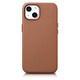 iCarer Case Leather MagSafe Apple iPhone 14 brown