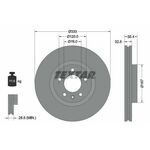 Kočni disk TEXTAR 92121305