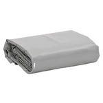 vidaXL Cerada siva 3 x 4 m 650 g/m²