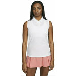 Nike Dri-Fit Victory Womens Sleeveless Golf Polo White/Black XL