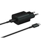 Samsung mrežni punjač EP-TA800EBE + kabel EP-DG980BBE USB-C, 25W, crni, (bulk)