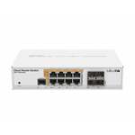 Mikrotik CRS112-8P-4S-IN mrežni prekidač Gigabit Ethernet (10/100/1000) Podrška za napajanje putem Etherneta (PoE) Bijelo