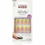KISS Acrylic French Color Umjetni nokti Hype 28 kom