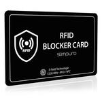 Slimpuro Slimpuro RFID kartica za blokiranje sa signalom smetnji, NFC, ultra tanka, format platne kartice