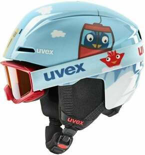 UVEX Viti Set Junior Light Blue Birdy 46-50 cm Skijaška kaciga