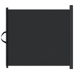 vidaXL Uvlačiva vrata za kućne ljubimce crna 102,5 x 125 cm