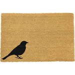 Otirač od prirodnog kokosovog vlakna Artsy Doormats Bird, 40 x 60 cm