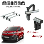 Krovni nosači za CITROËN Jumpy III - L1,L2 2016> 3 poprečne šipke+ graničnici
