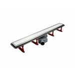 Tuš kanalica 650mm CONFLUO PREMIUM LINE s bijelim kaljenim staklom