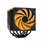 Hladnjak za procesor DEEPCOOL AK620 Zero Dark Zoria (12 cm, crna, žuta, 1 komad)