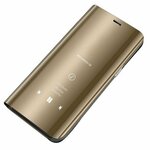 Clear View Standing Cover za Huawei P30 Pro Zlatni