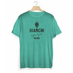 MAJICA BIANCHI T-SHIRT CAFE&CYCLES CELESTE