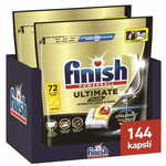 Finish Ultimate Plus All-in-1 Lemon tablete za perilicu posuđa, 144/1